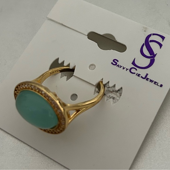 NWT Aquamarine Oval Ring - Picture 9 of 9